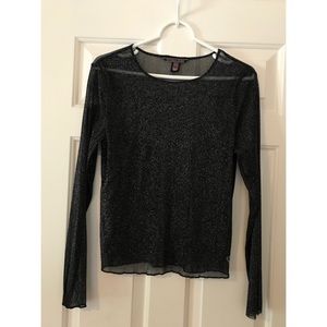Black Sheer Top